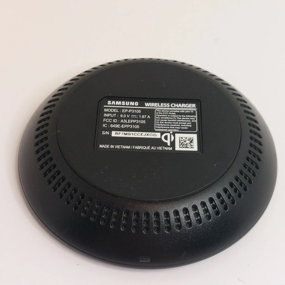 Samsung EP-P3105 Wireless Fast Charging Pad Black No Cable